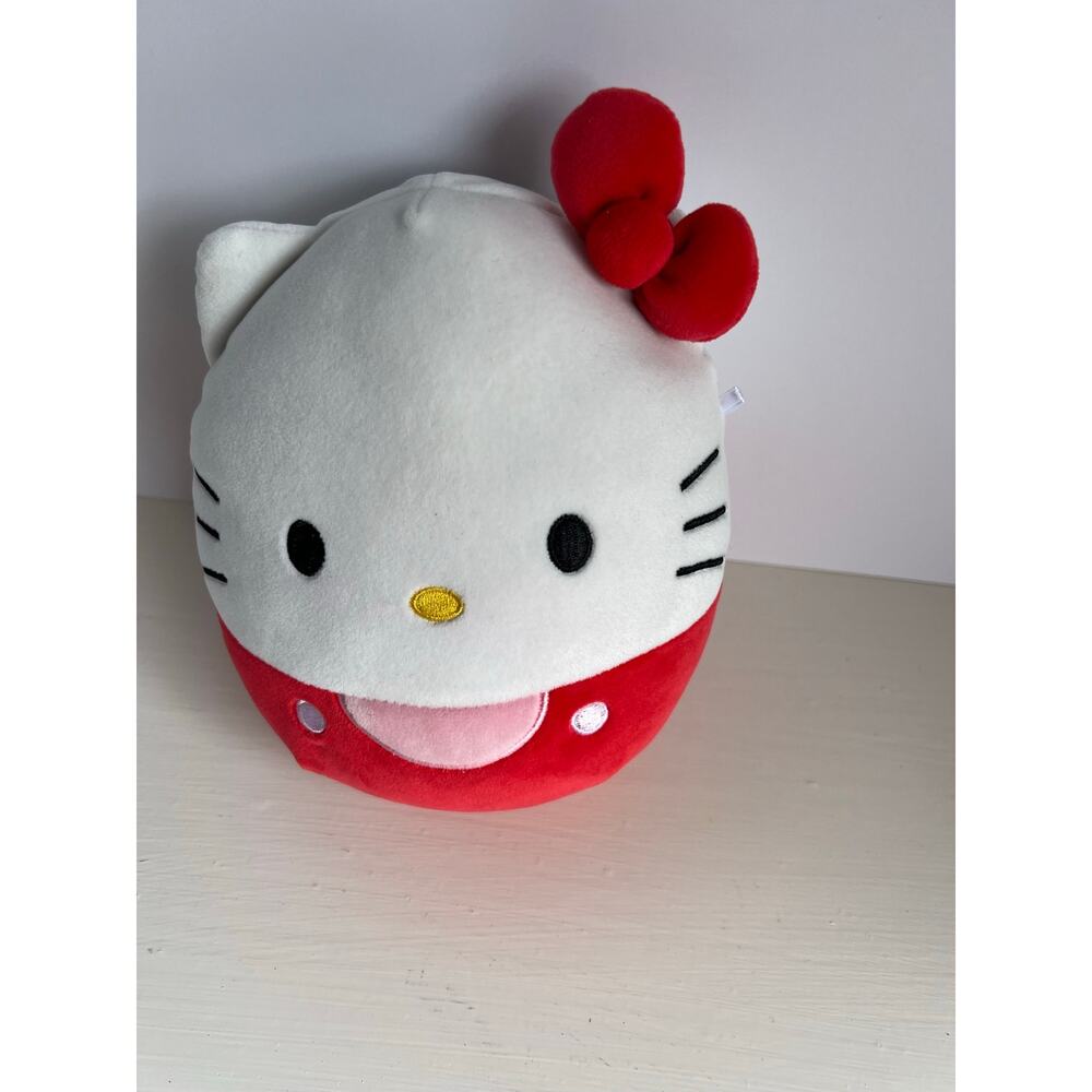 Squishmallows Red Hello Kitty Sanrio Squad 8” Plush Kellytoy PreOwned